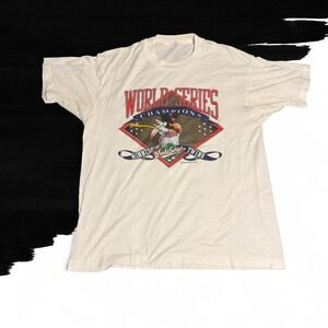 Vintage Minnesota Twins 1991 World Series Champions Shirt White XL
